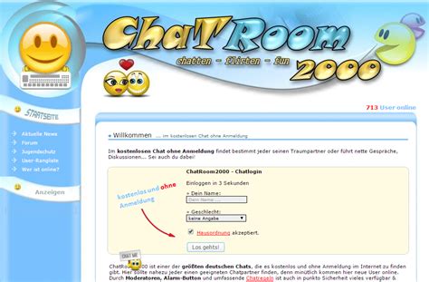 chatten|Chatroom2000 – Kostenloser Chat ohne Anmeldung